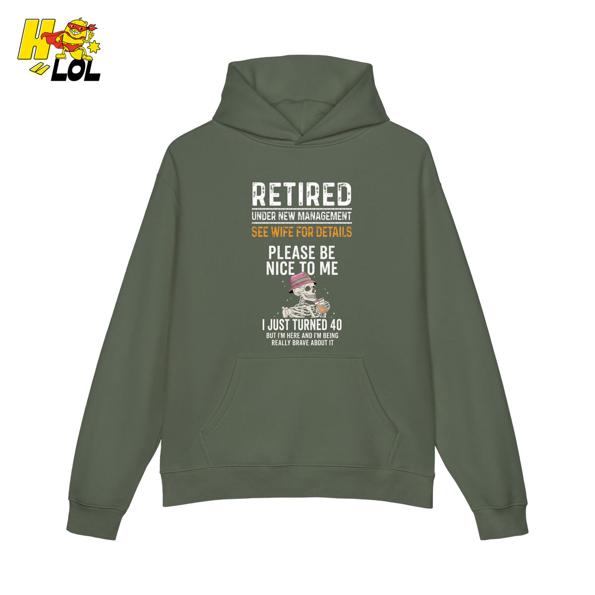 Skeleton 40th Birthday Hoodie Gift For Birthday Girl - HQLOL