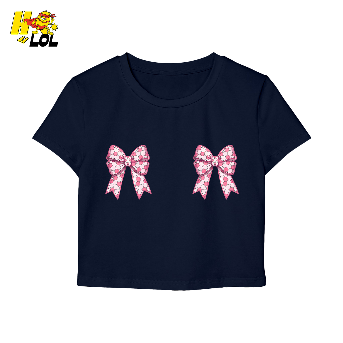 Soccer Coquette Game Day Baby Tee Gift for Soccer Lover - HQLOL