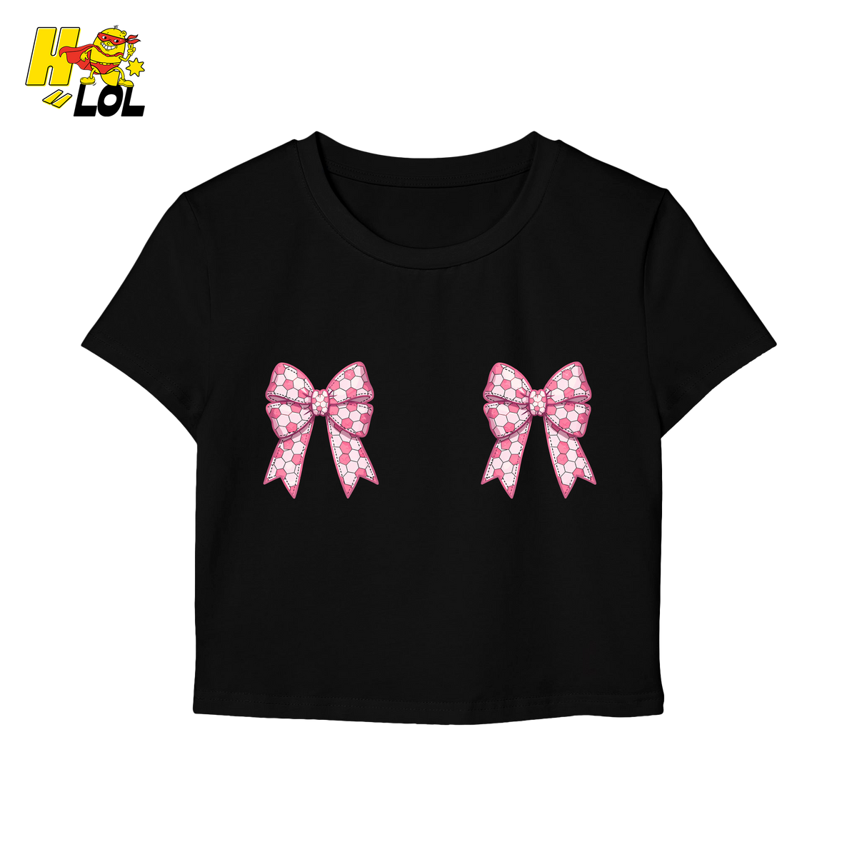 Soccer Coquette Game Day Baby Tee Gift for Soccer Lover - HQLOL