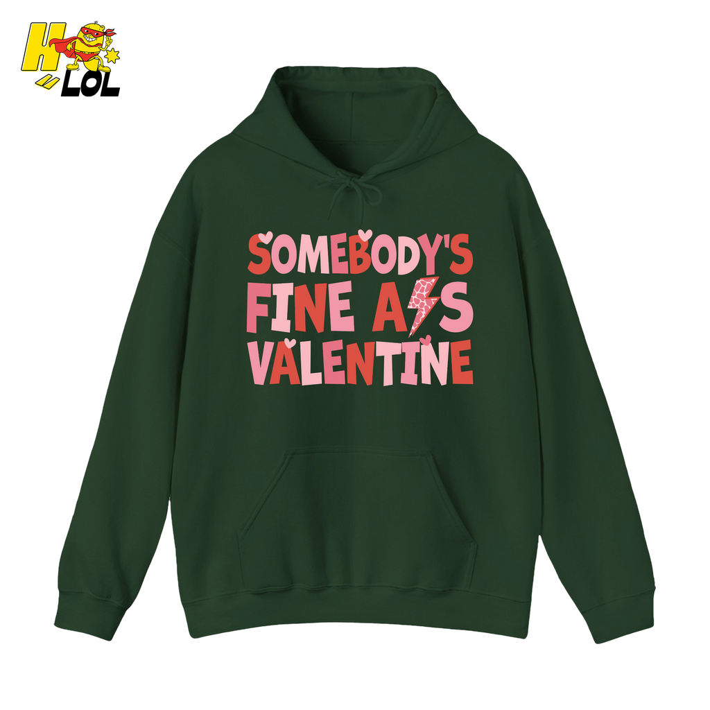 Somebody's Fine Ass Valentine Hoodie Gift for Girlfriend - HQLOL