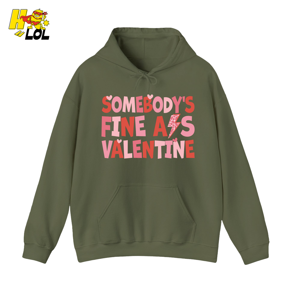 Somebody's Fine Ass Valentine Hoodie Gift for Girlfriend - HQLOL