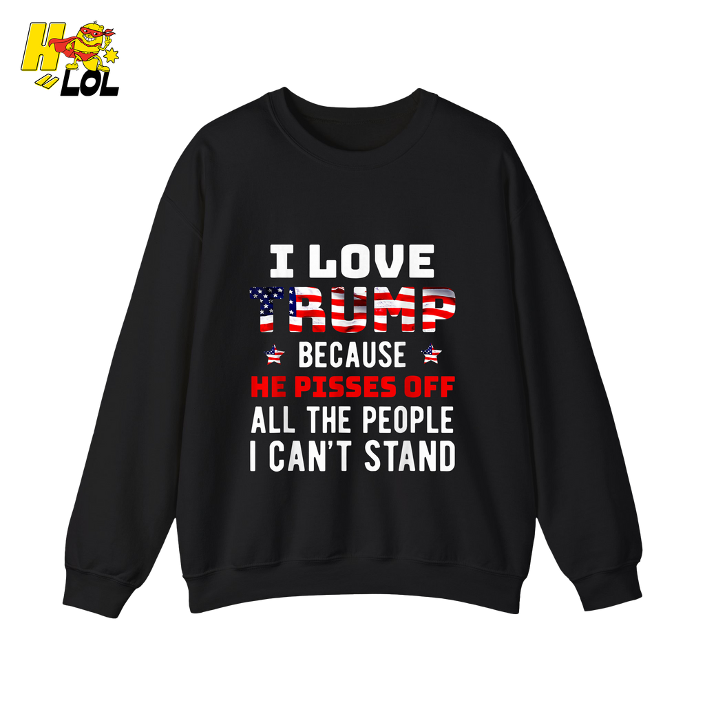 I Love Trump Shirt Funny Patriotic Quote Conservative Shirt - HQLOL