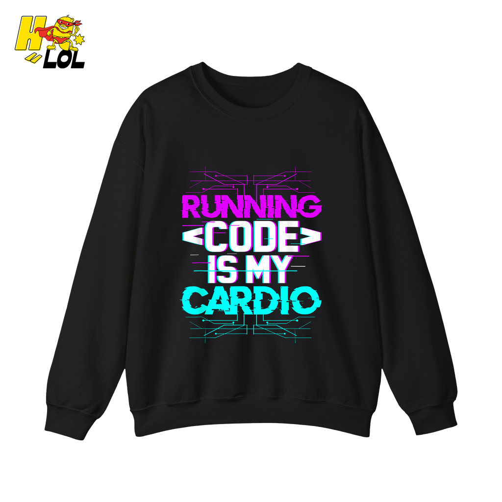 Running Code Is My Cardio Shirt Funny Programmer Neon Shirt - HQLOL