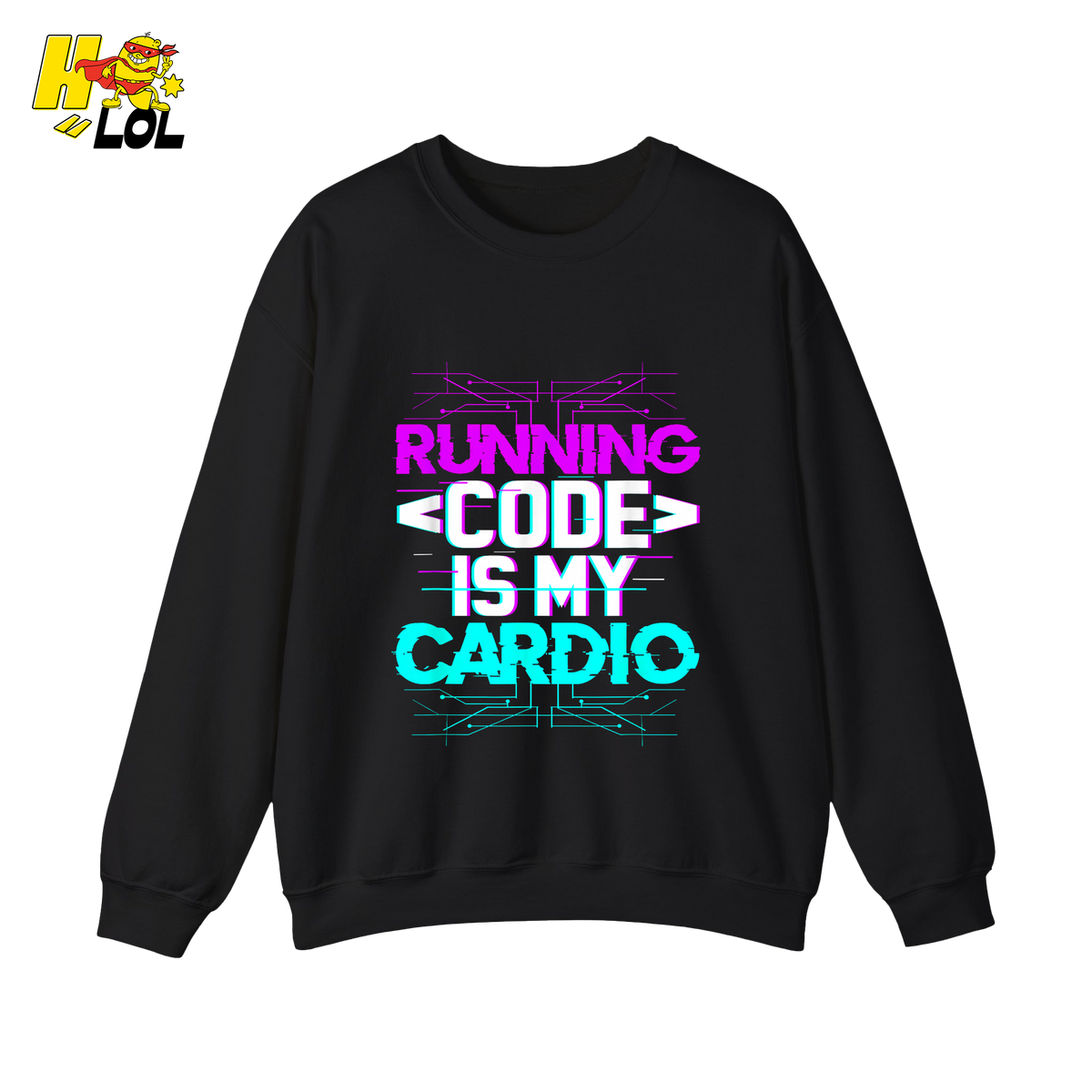 Running Code Is My Cardio Shirt Funny Programmer Neon Shirt - HQLOL