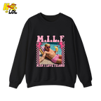 MILF Man I Love Felons Shirt Funny Pink Retro Meme Shirt - HQLOL