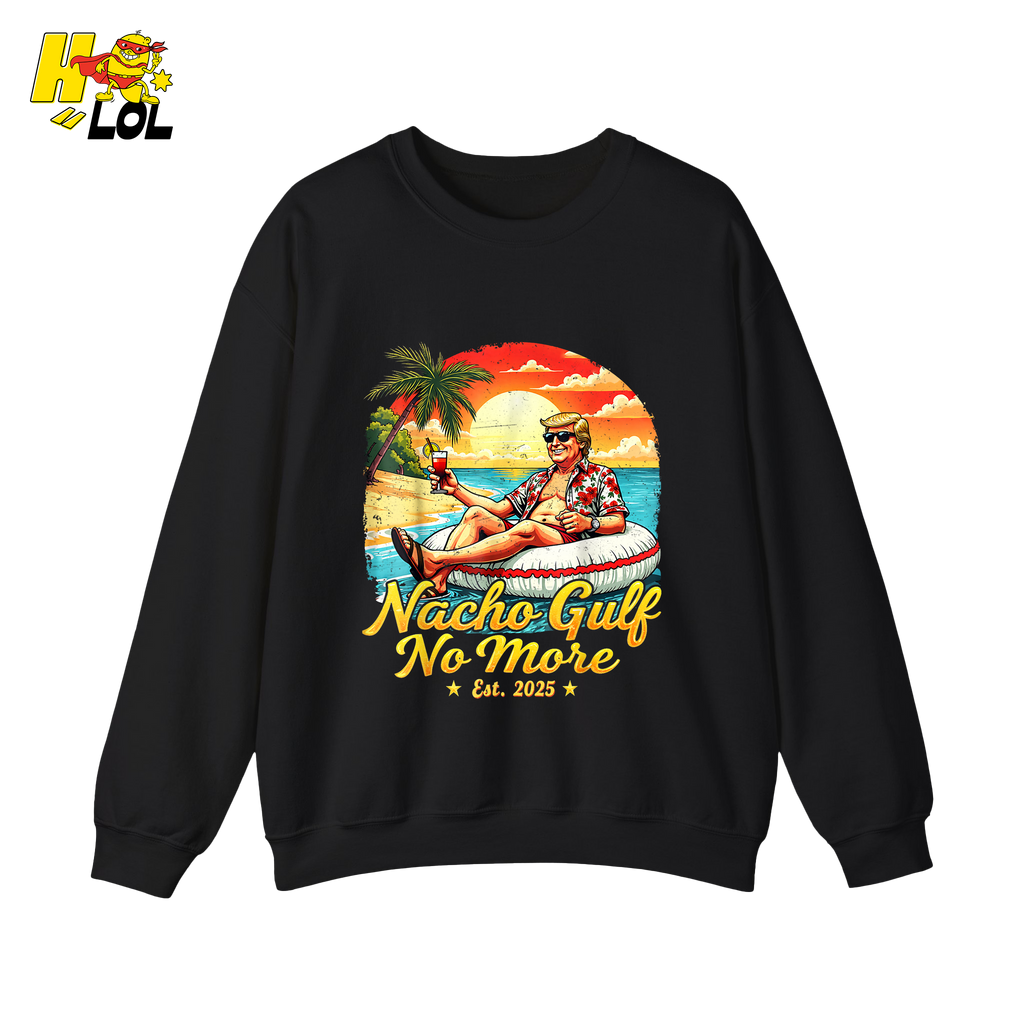 Nacho Gulf No More Shirt Funny Tropical Sunset Beach Graphic - HQLOL
