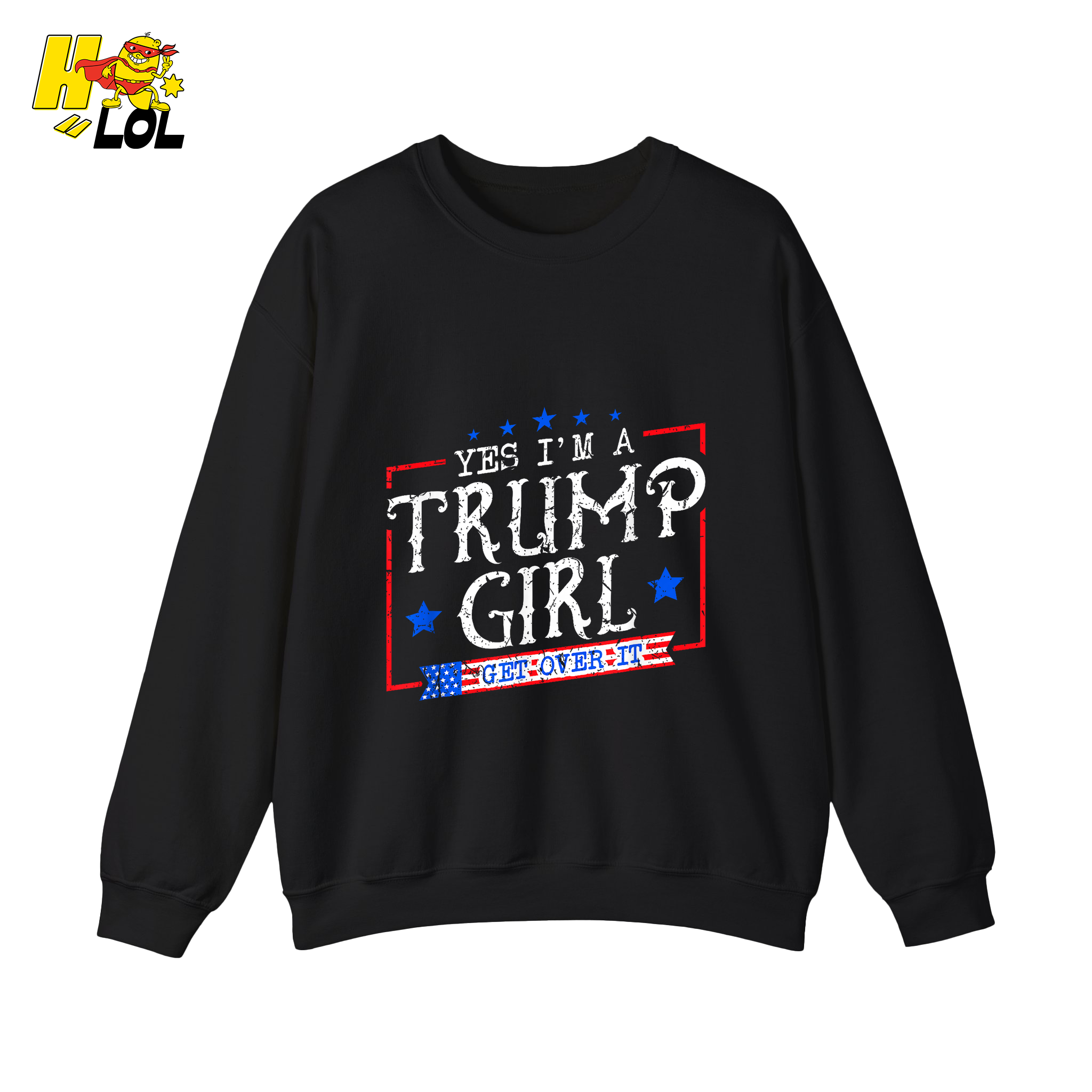 Yes I'm a Trump Girl Shirt Funny Patriotic Conservative Gift- HQLOL