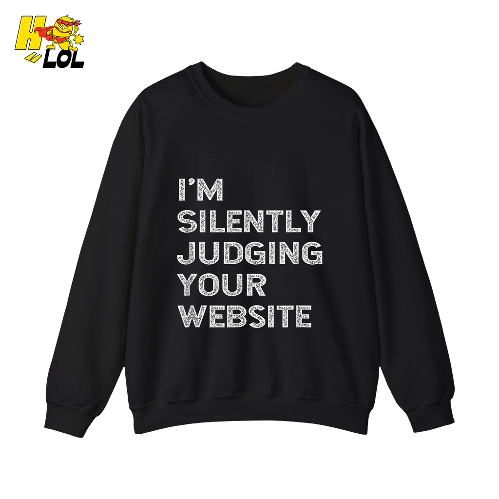 Silently Judging Your Website Shirt Funny Web Developer Shirt - HQLOL