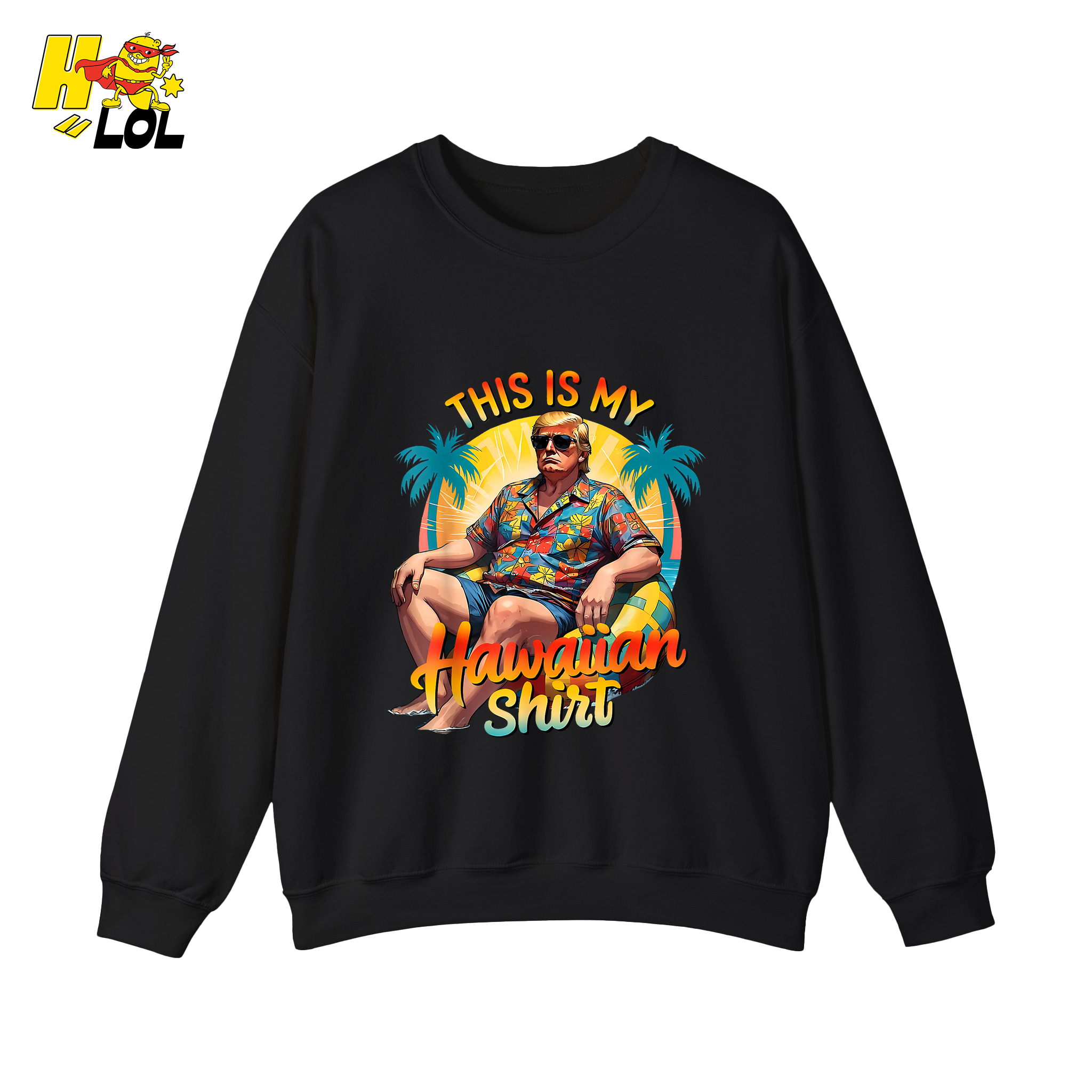 Trump Hawaiian Shirt Funny Summer Vacation Meme Gift Shirt - HQLOL