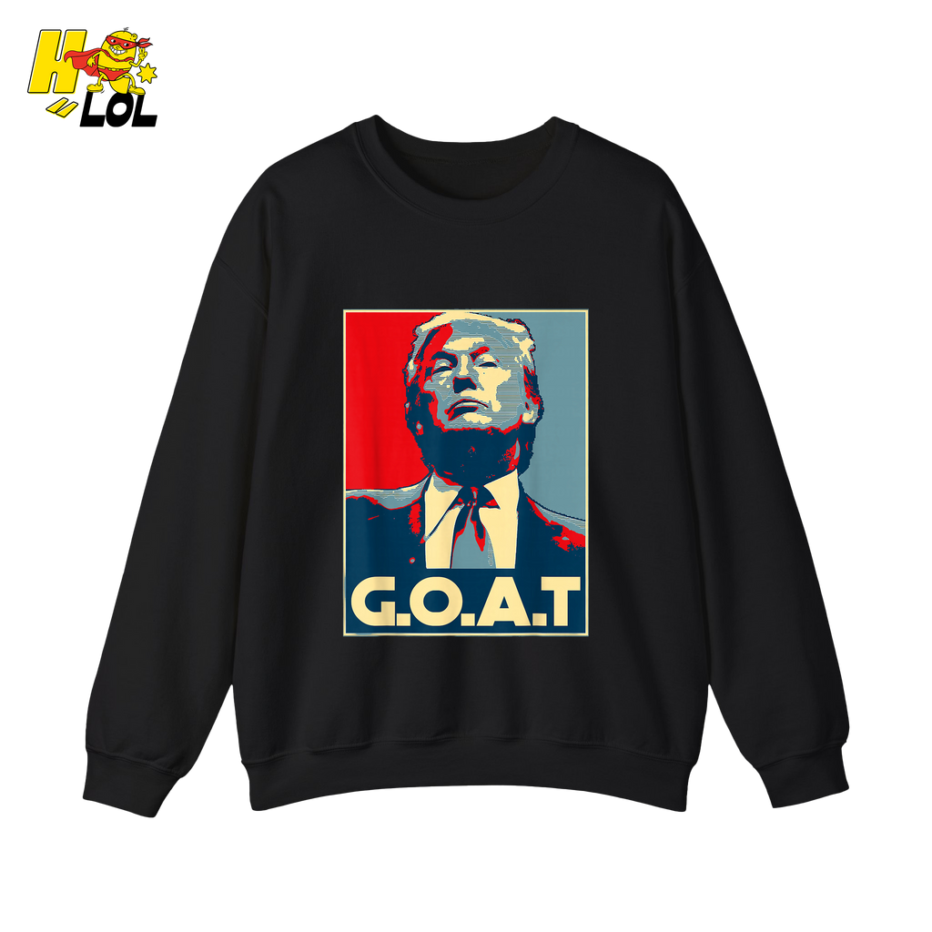 Trump G.O.A.T. Hope Style Iconic Political Tribute Meme Shirt - HQLOL