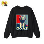 Trump G.O.A.T. Hope Style Iconic Political Tribute Meme Shirt - HQLOL