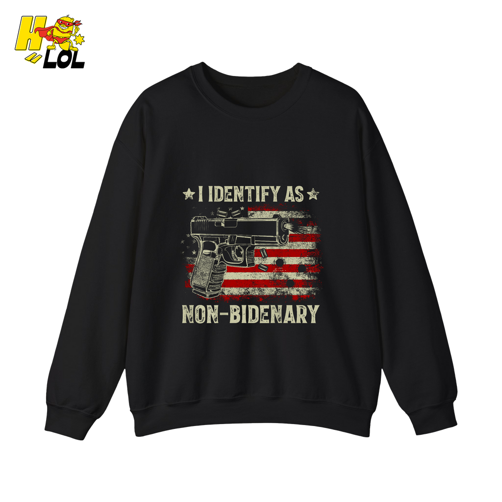 Non-Bidenary Shirt Funny Patriotic Political Satire Shirt - HQLOL