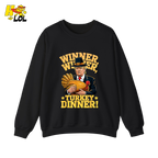 Winner Winner Turkey Dinner Shirt Funny Thanksgiving Shirt - HQLOL