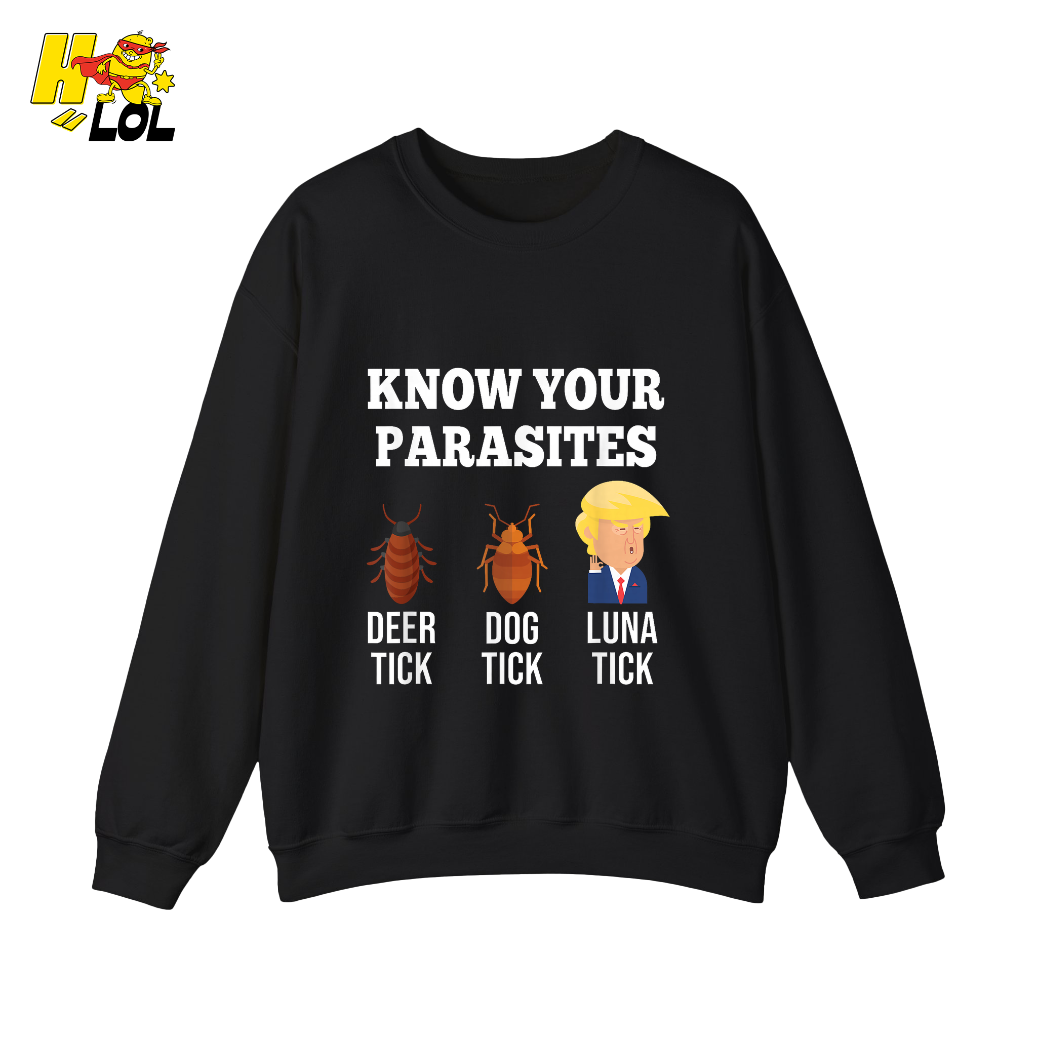 Know Your Parasites Shirt Funny Tick Meme Satire Graphic Shirt - HQLOL