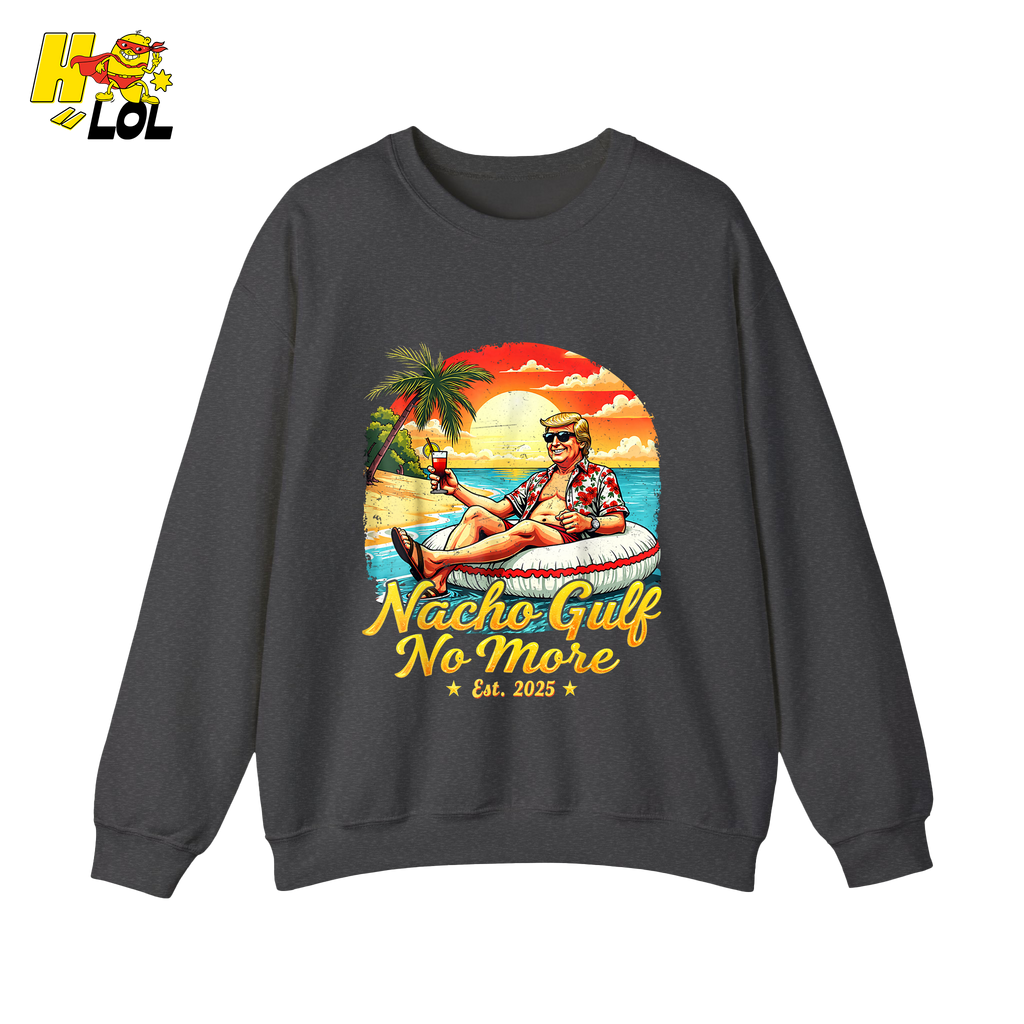 Nacho Gulf No More Shirt Funny Tropical Sunset Beach Graphic - HQLOL