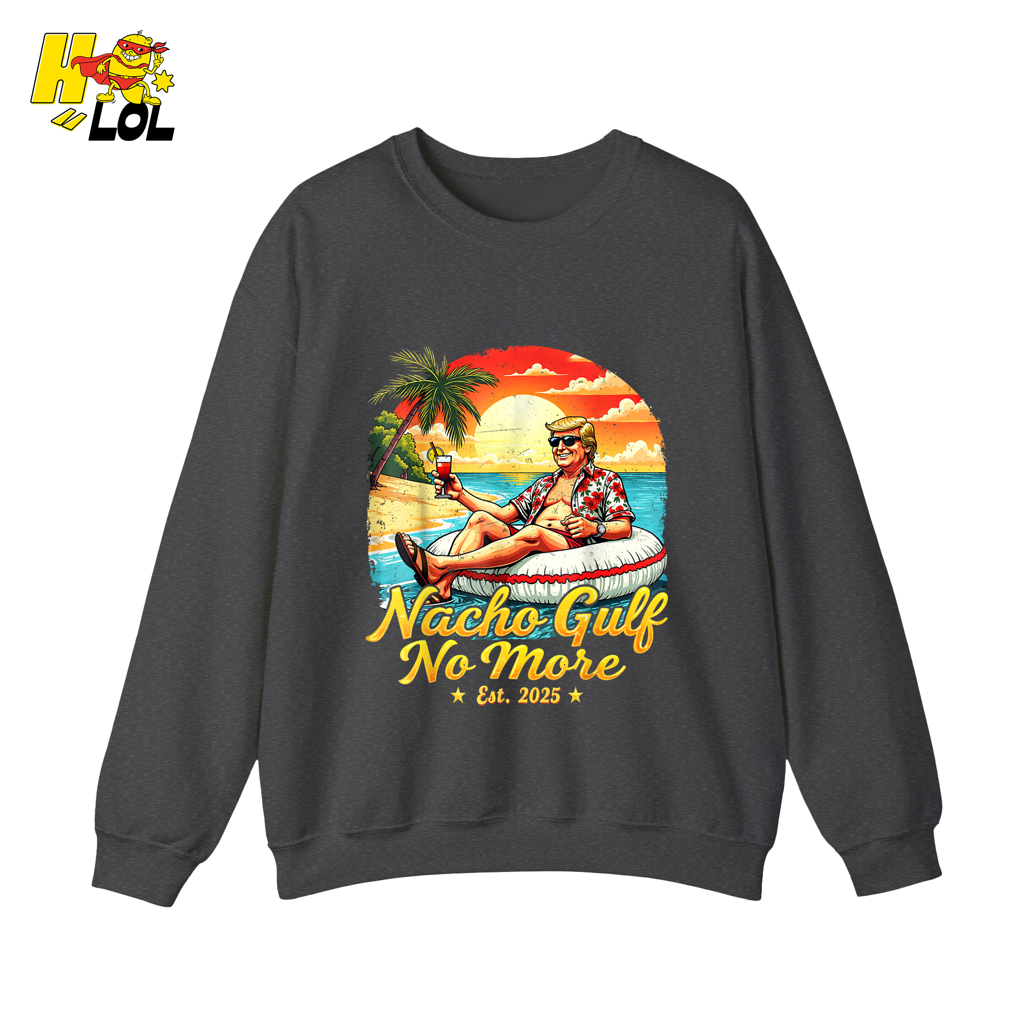 Nacho Gulf No More Shirt Funny Tropical Sunset Beach Graphic - HQLOL