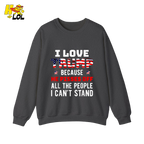 I Love Trump Shirt Funny Patriotic Quote Conservative Shirt - HQLOL