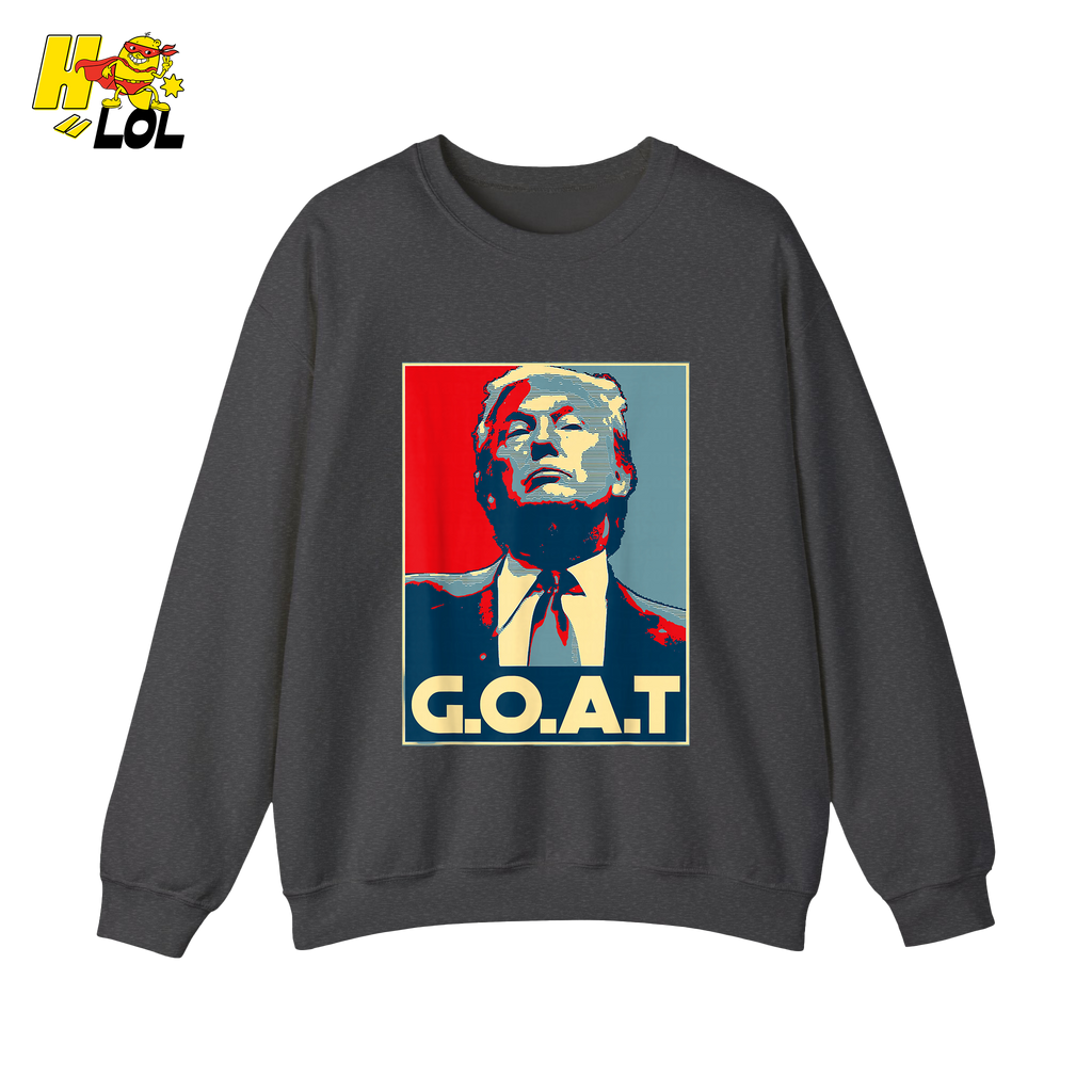 Trump G.O.A.T. Hope Style Iconic Political Tribute Meme Shirt - HQLOL