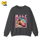 MILF Man I Love Felons Shirt Funny Pink Retro Meme Shirt - HQLOL
