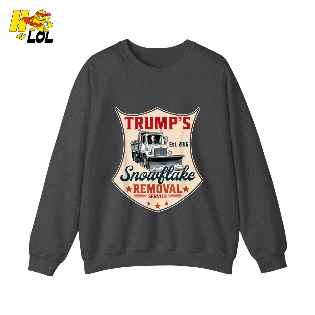 Trump's Snowflake Removal Service Funny Anti-Liberal Satire Shirt - HQLOL