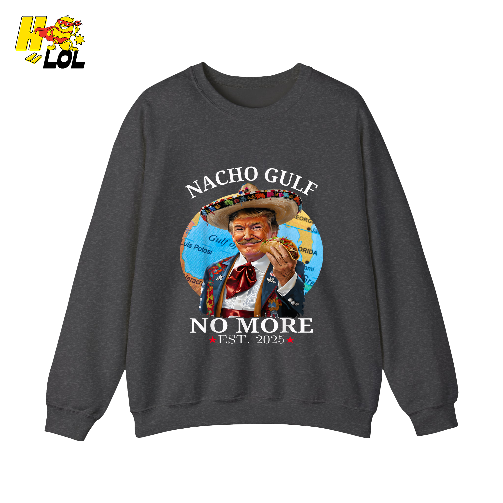 Nacho Gulf No More Shirt Funny Taco Sombrero Graphic Shirt - HQLOL