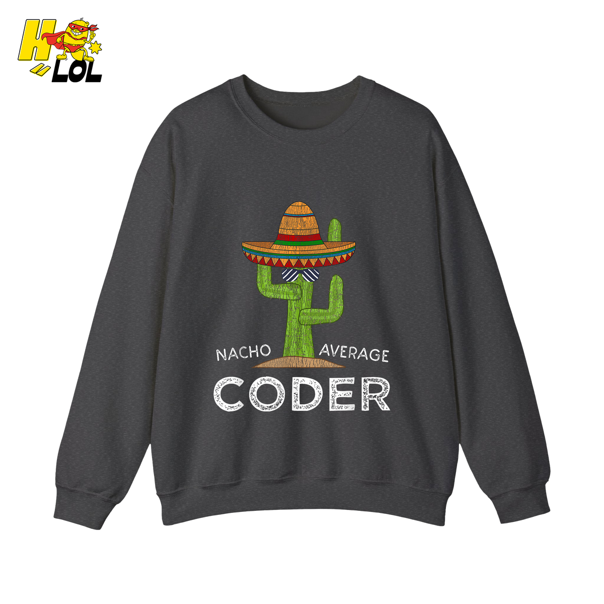 Nacho Average Coder Shirt Funny Programmer Cactus Shirt - HQLOL