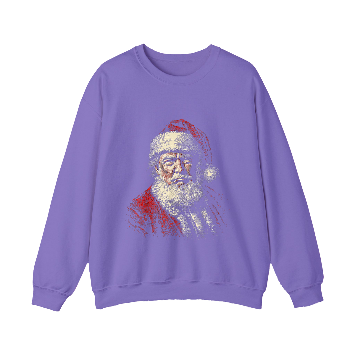 Vintage Santa Portrait Shirt Trump-Inspired Parody Christmas Gifts - HQLOL