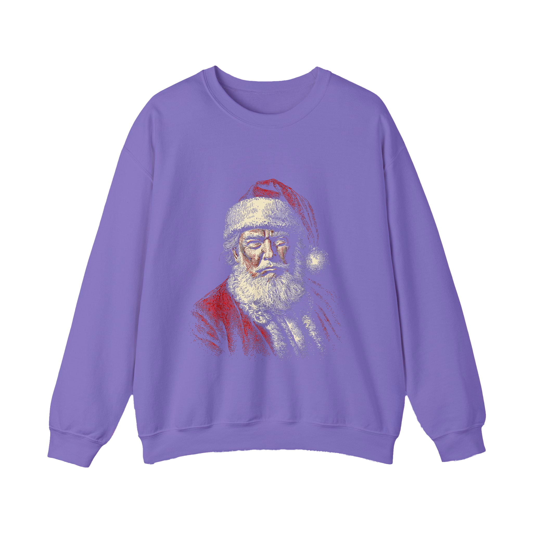 Vintage Santa Portrait Shirt Trump-Inspired Parody Christmas Gifts - HQLOL