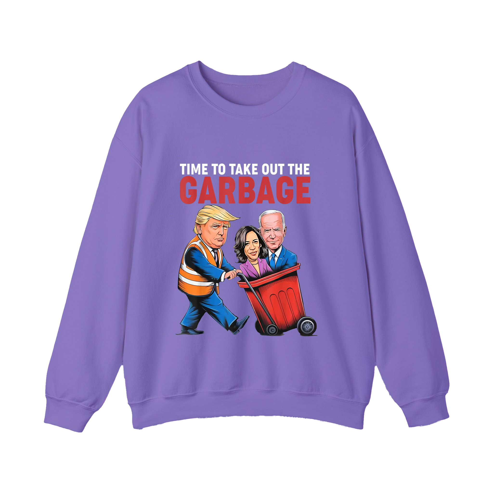 Trump Dumping Biden & Harris “Garbage” Shirt – Funny Political Satire Gift - HQLOL