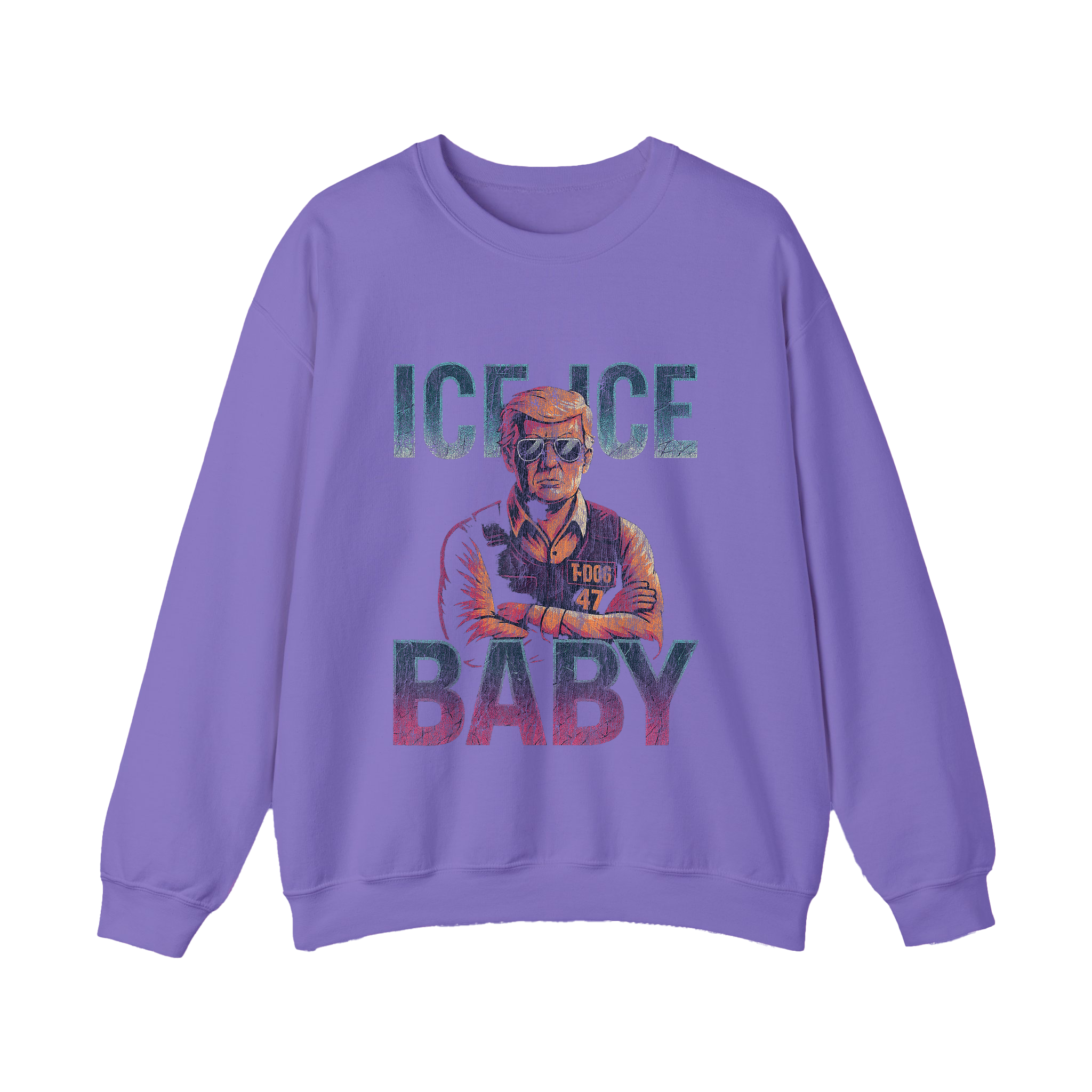 Ice Ice Baby Shirt Funny Meme Graphic Distressed Shirt - HQLOL