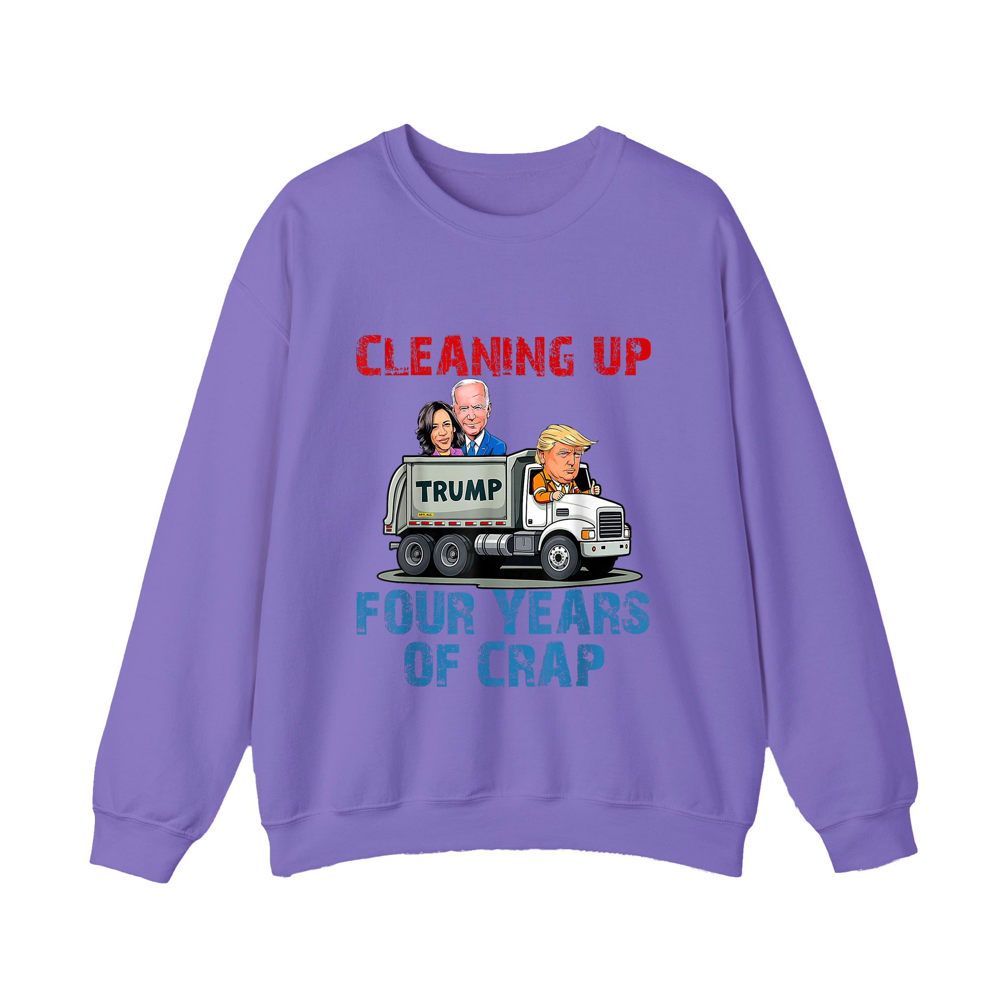 Cleaning Up Four Years of Crap Shirt Funny Political Satire Shirt - HQLOL