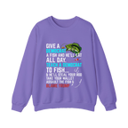 Funny Political Fishing Shirt Teach a Democrat to Fish Blame Trump - HQLOL