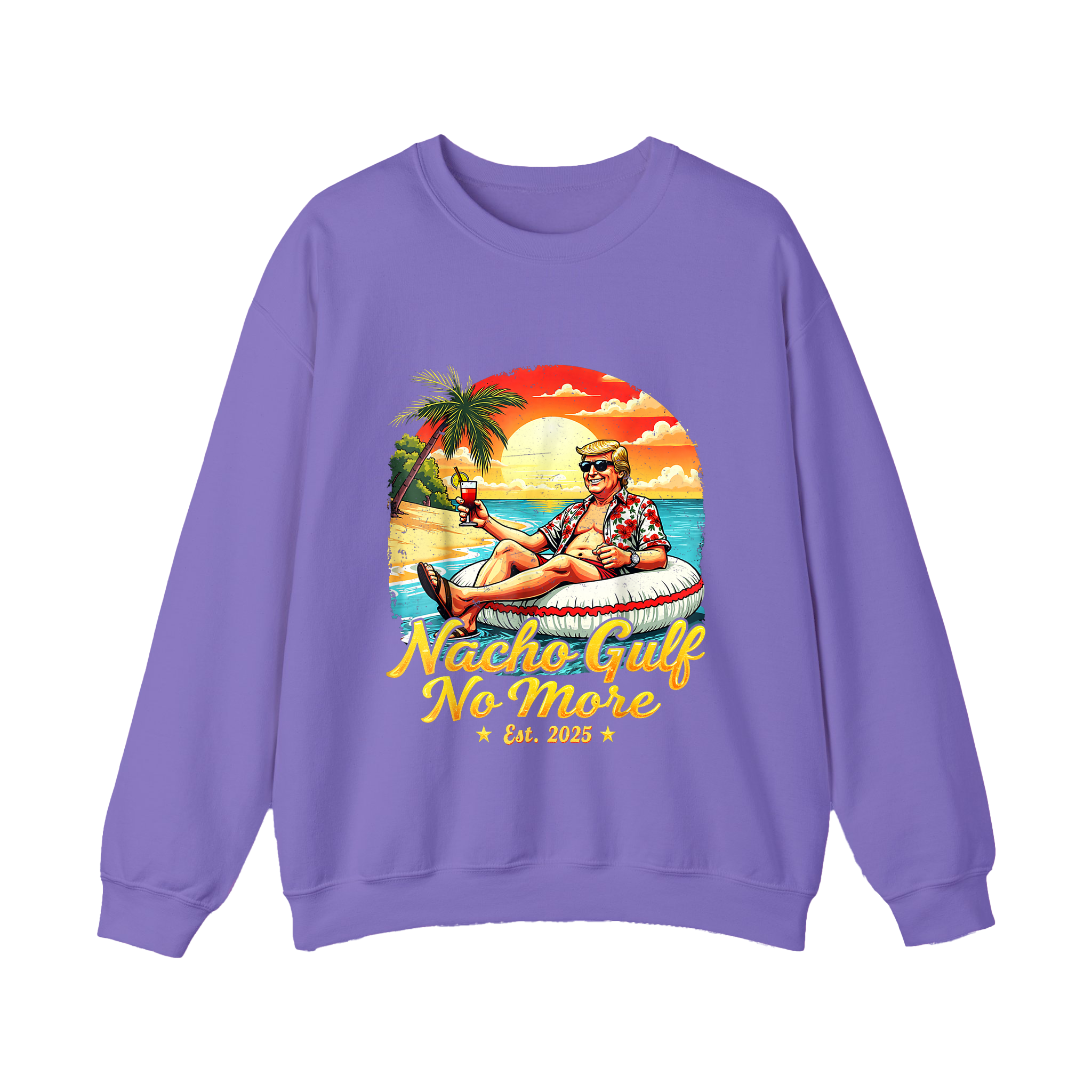 Nacho Gulf No More Shirt Funny Tropical Sunset Beach Graphic - HQLOL