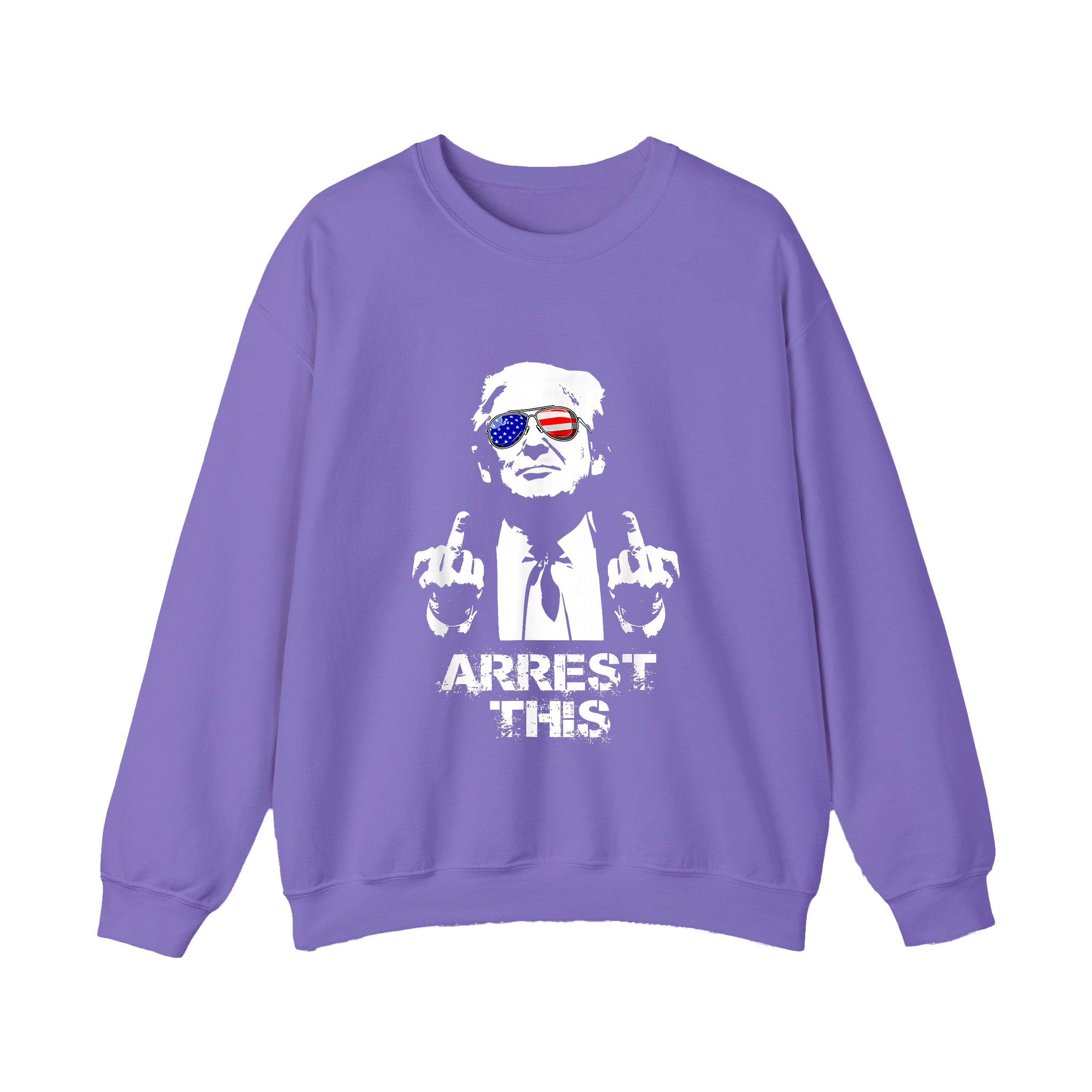 Trump Middle Finger Arrest This Edgy Political Anti-Woke Shirt - HQLOL