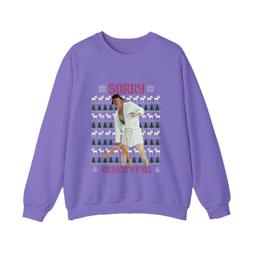 Sorry Merica’s Full Shirt Funny Ugly Christmas Holiday Shirt - HQLOL