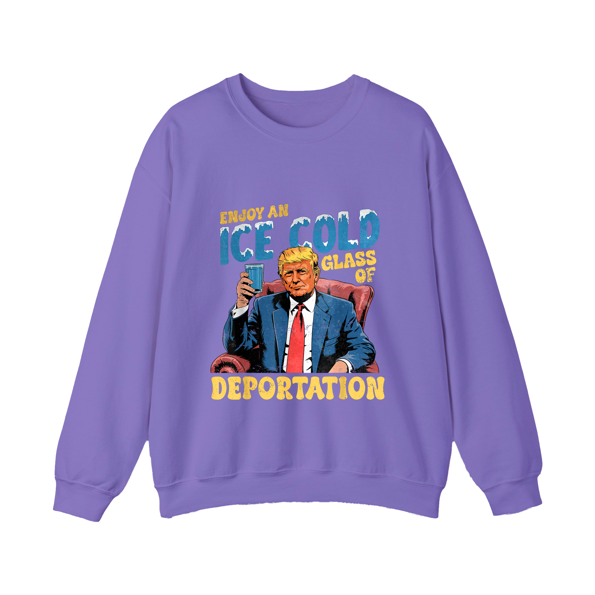 Ice Cold Glass of Deportation Shirt Funny Political Meme Shirt - HQLOL