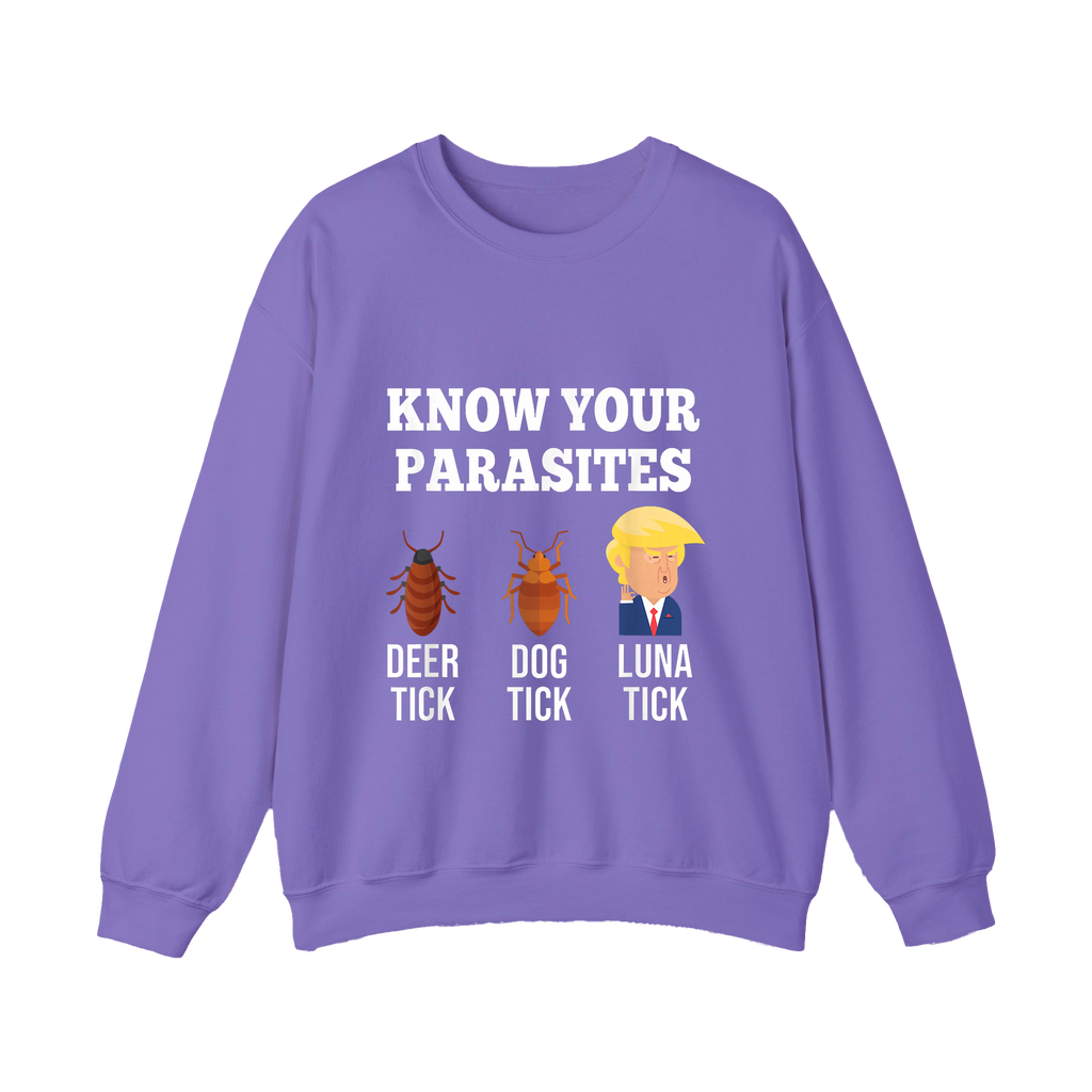 Know Your Parasites Shirt Funny Tick Meme Satire Graphic Shirt - HQLOL