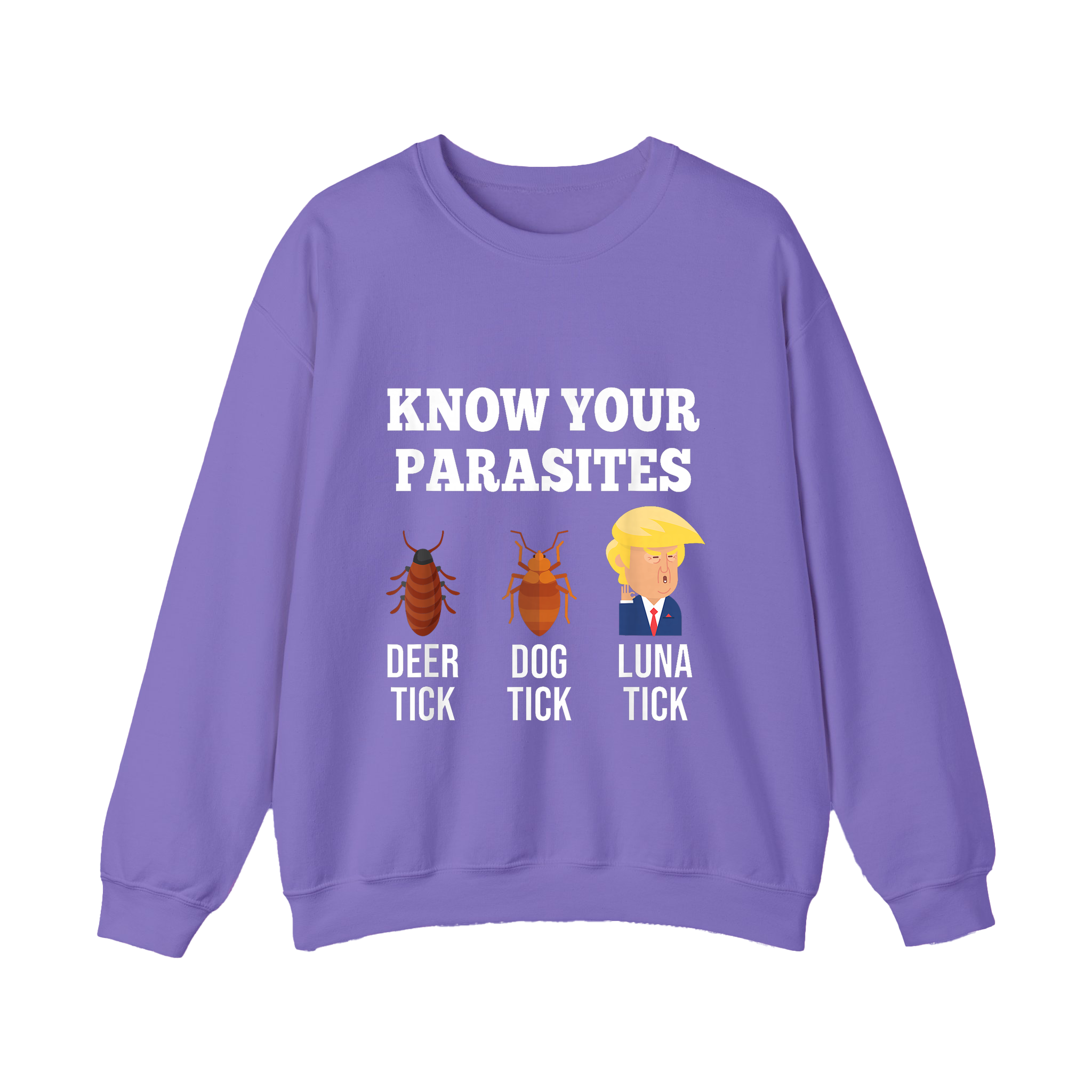 Know Your Parasites Shirt Funny Tick Meme Satire Graphic Shirt - HQLOL