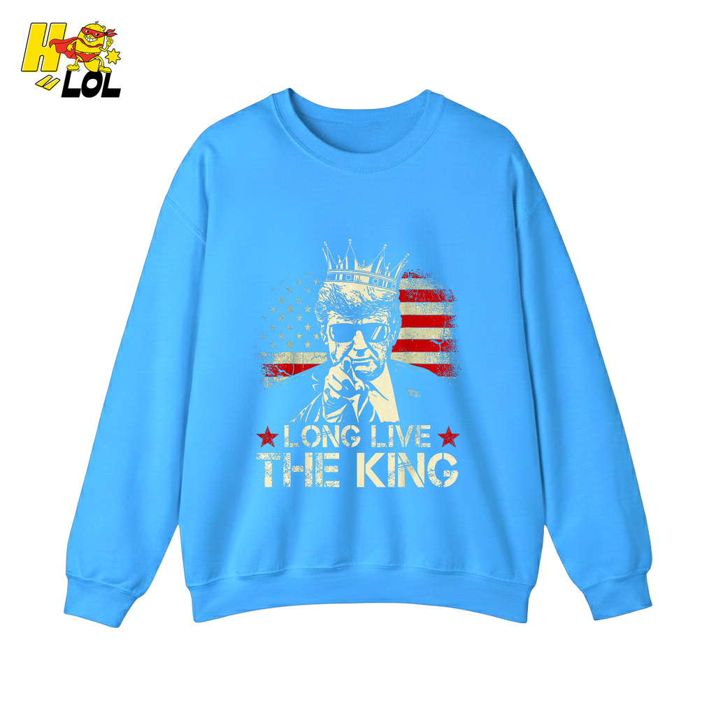 Donald Trump Long Live The King Shirt Patriotic Political Gift - HQLOL