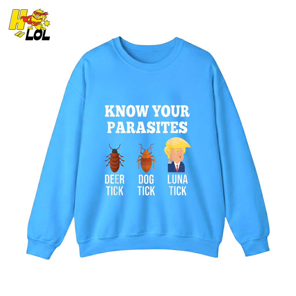 Know Your Parasites Shirt Funny Tick Meme Satire Graphic Shirt - HQLOL
