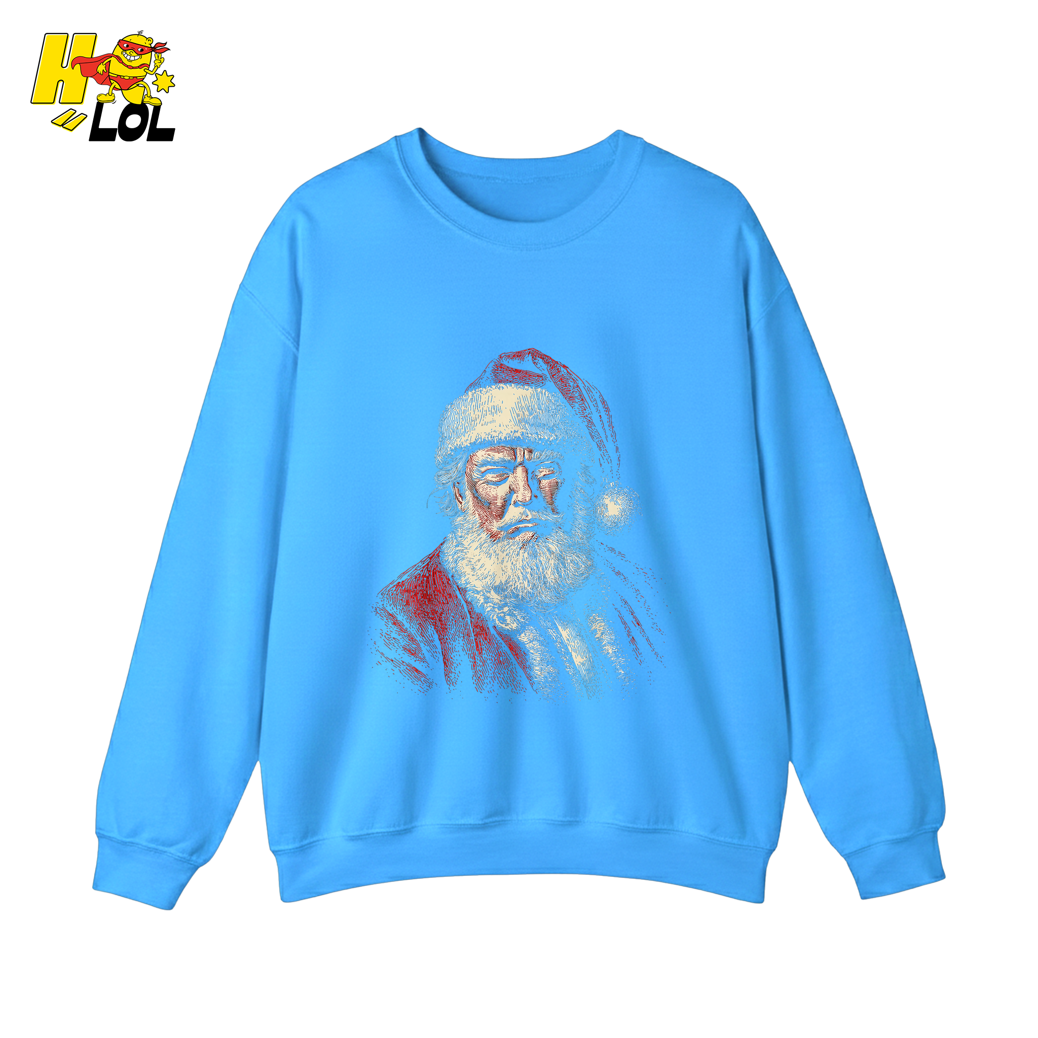 Vintage Santa Portrait Shirt Trump-Inspired Parody Christmas Gifts - HQLOL