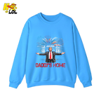 Daddy’s Home Shirt Patriotic Fireworks Political Graphic Shirt - HQLOL