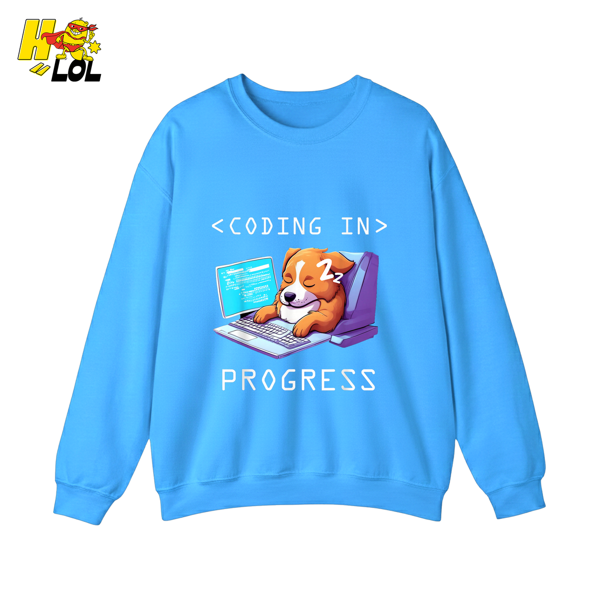 Coding In Progress Shirt Funny Programmer Sleepy Dog Shirt - HQLOL