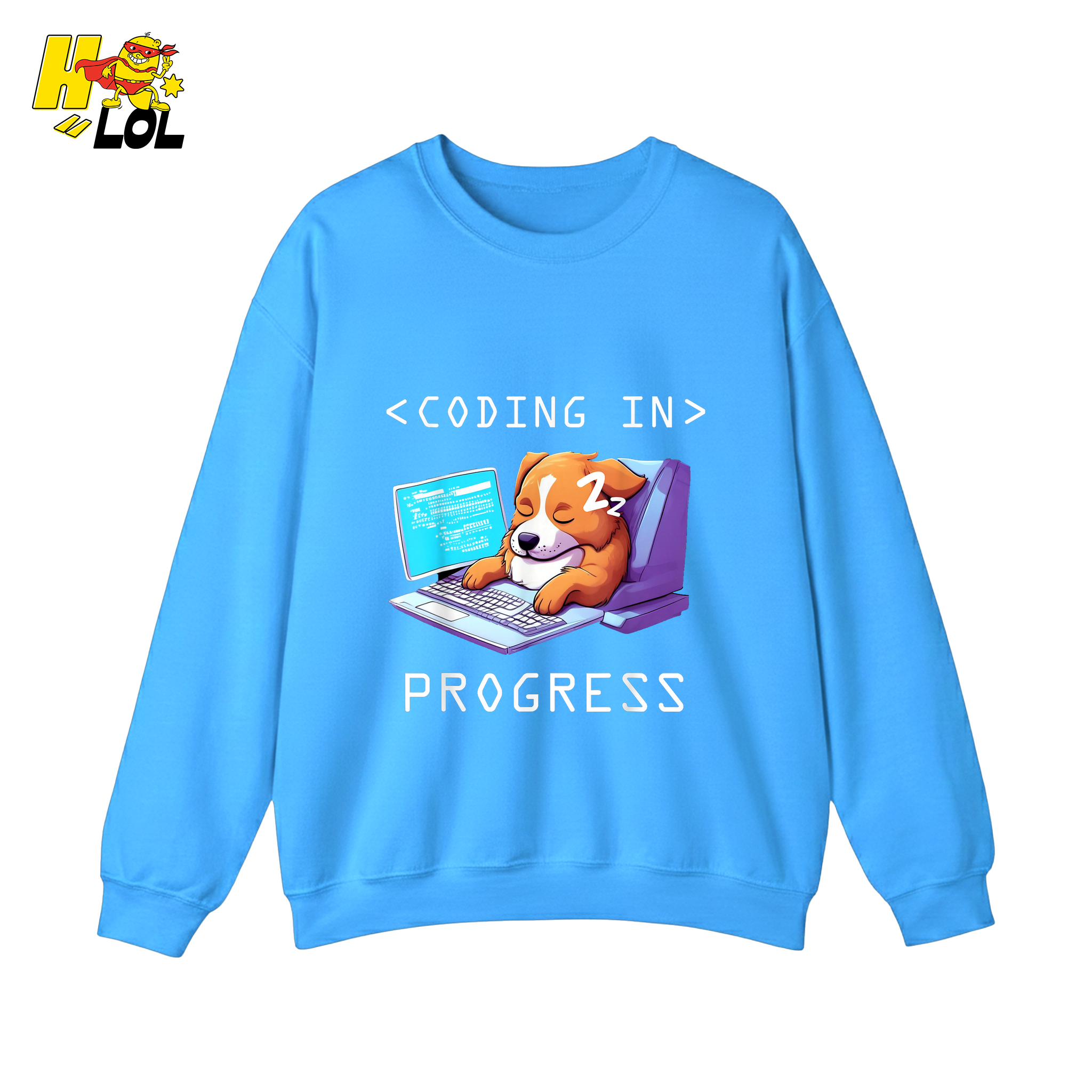 Coding In Progress Shirt Funny Programmer Sleepy Dog Shirt - HQLOL