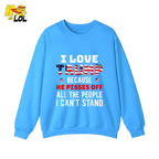 I Love Trump Shirt Funny Patriotic Quote Conservative Shirt - HQLOL
