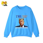 Trump Long Live The King Shirt Crown Patriotic Graphic Shirt - HQLOL