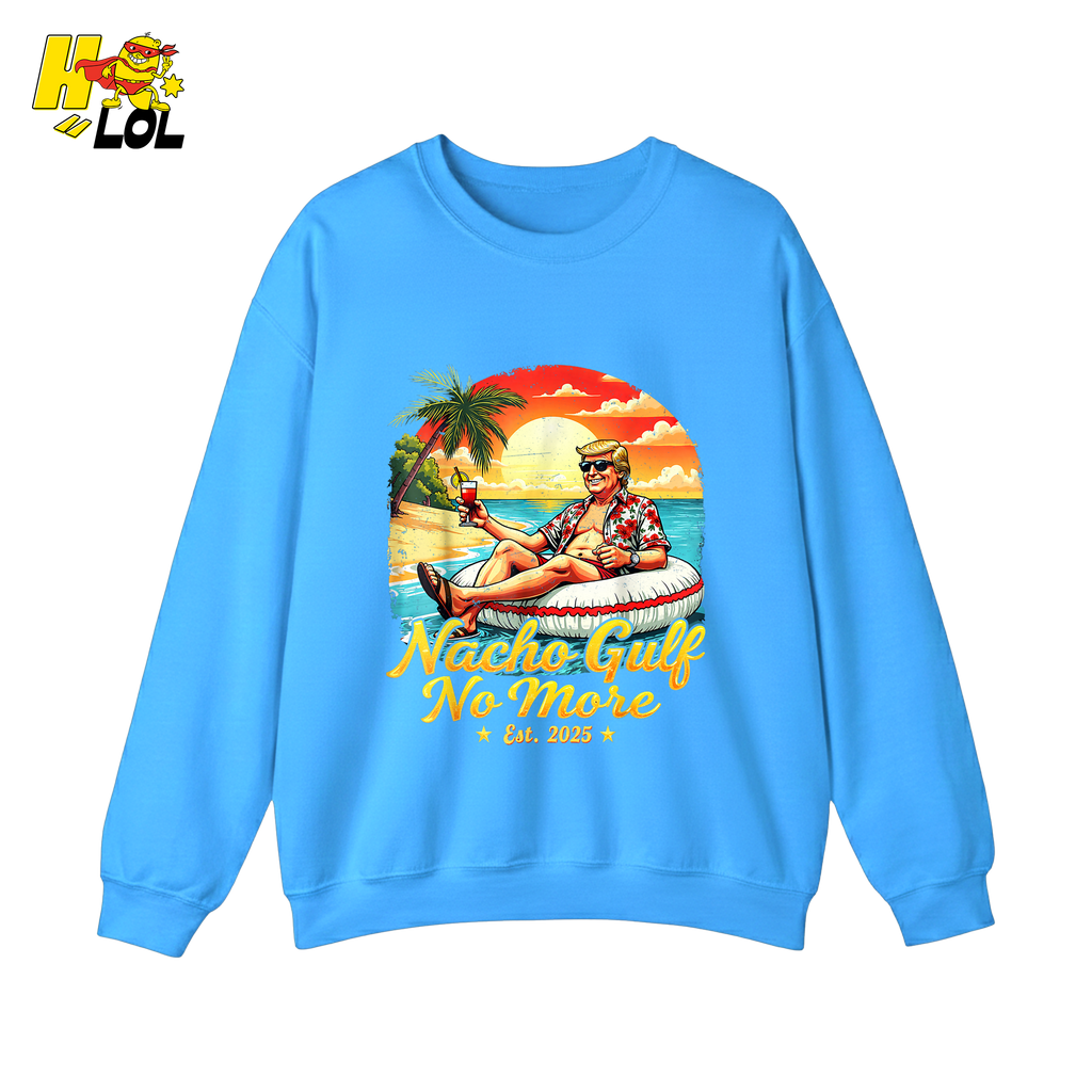 Nacho Gulf No More Shirt Funny Tropical Sunset Beach Graphic - HQLOL