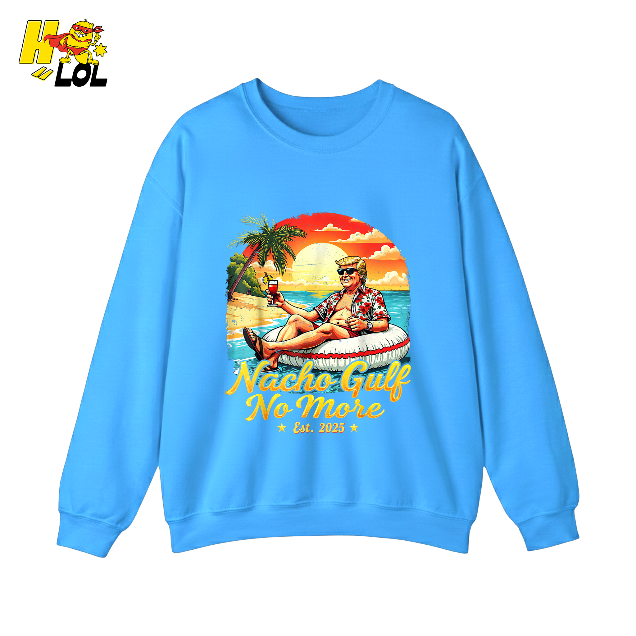 Nacho Gulf No More Shirt Funny Tropical Sunset Beach Graphic - HQLOL