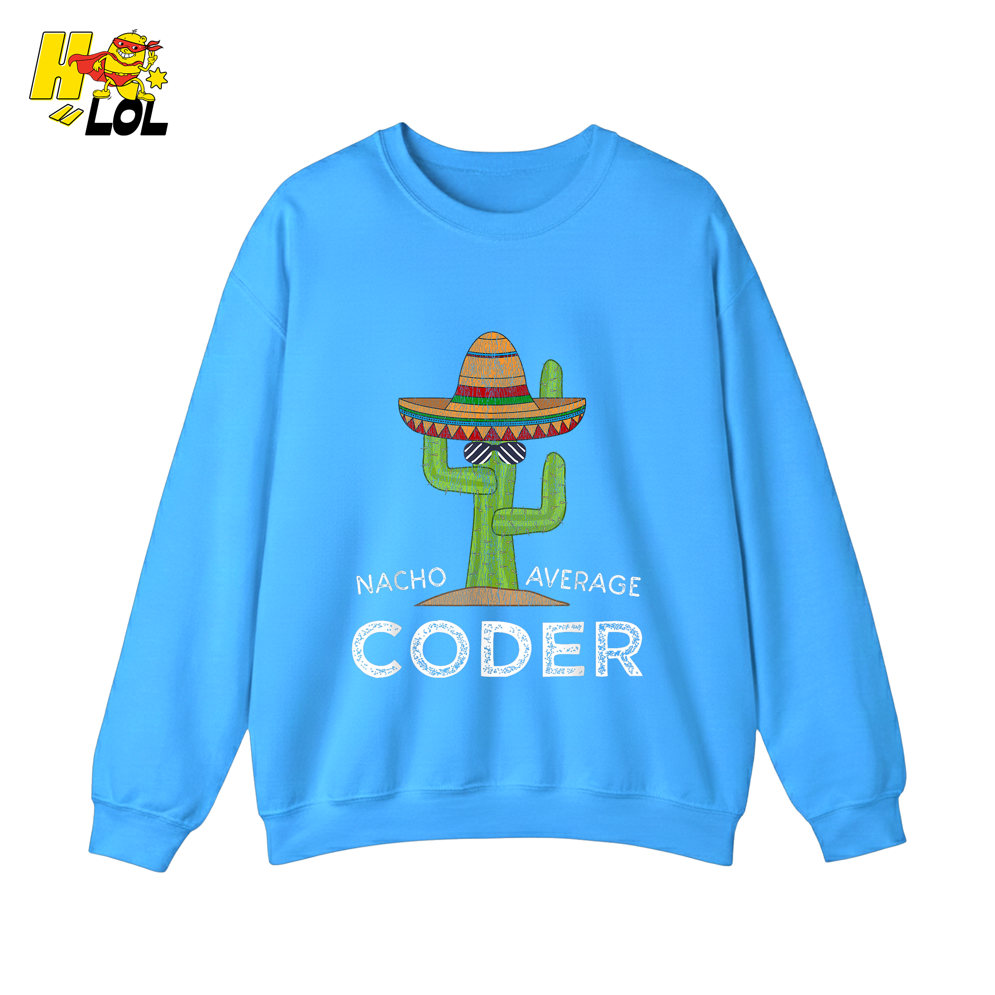 Nacho Average Coder Shirt Funny Programmer Cactus Shirt - HQLOL