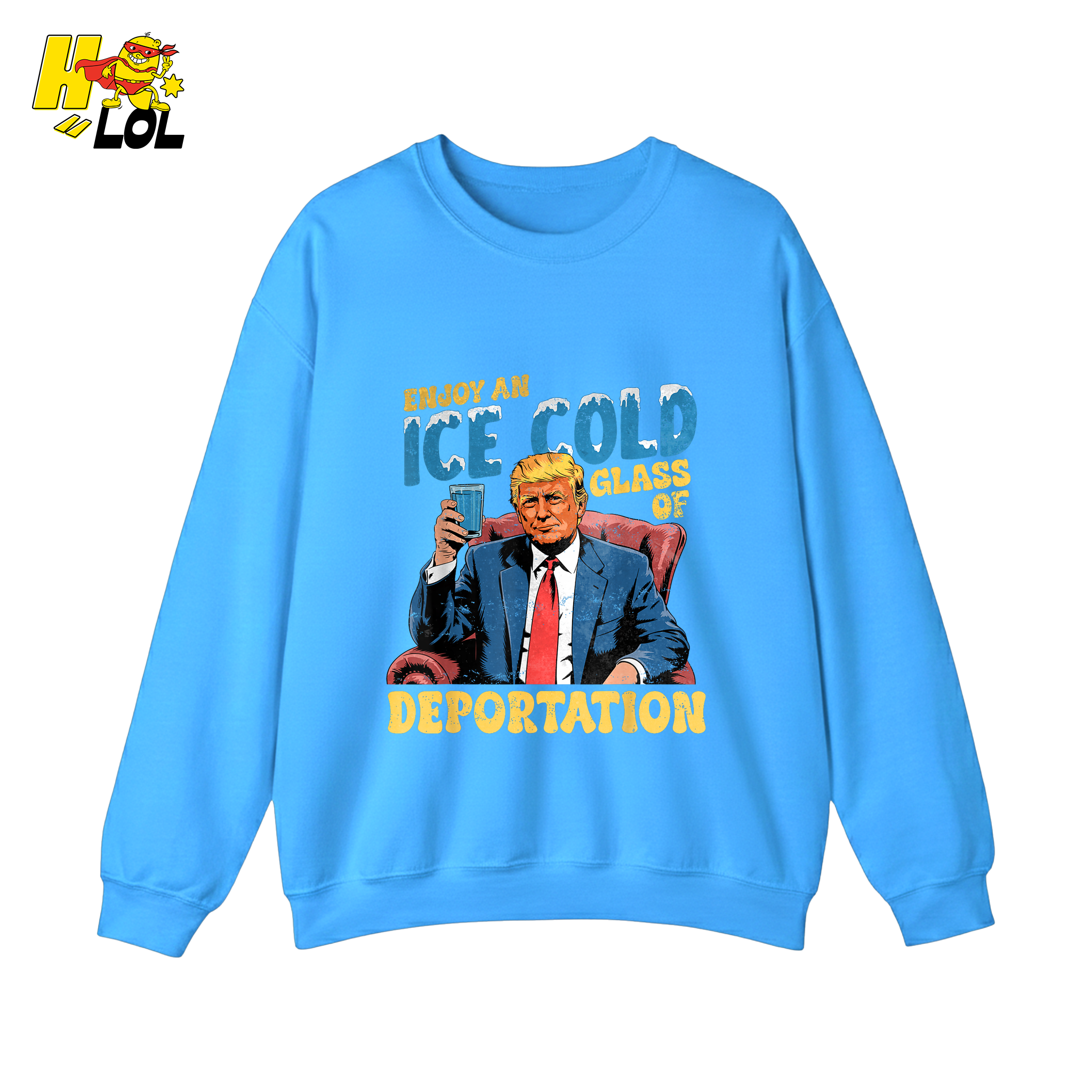 Ice Cold Glass of Deportation Shirt Funny Political Meme Shirt - HQLOL